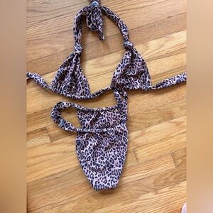 Cheetah Print Skatie bikini Size Medium 🤎🖤